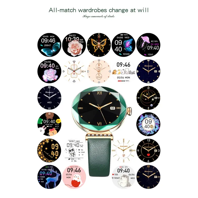 ساعت هوشمند گرین لاین مدل Swarovski
